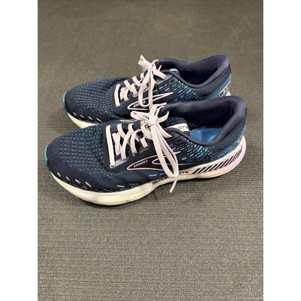 Brooks Glycerin 20 Women's Size 9B Peacoat Ocean Pastel Lilac Running Shoes